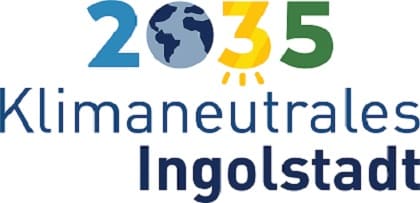 Klimaneutrales Ingolstadt 2035 Logo klein + Förderprogramme für ein Klimaneutrales Ingolstadt 2035