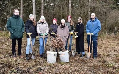 Baumpflanzaktion im Zucheringer Wald
