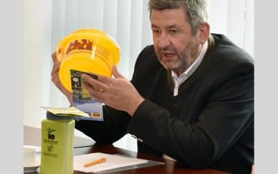 Sammlung und Recycling von Altspeisefett