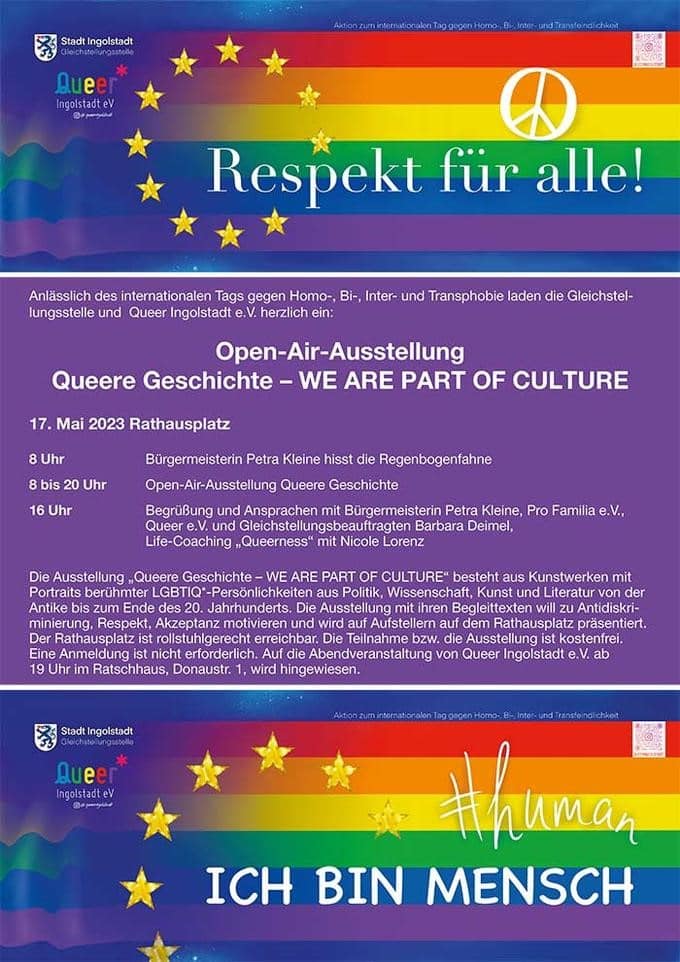 Ausstellung zur Queeren Geschichte // Programm
