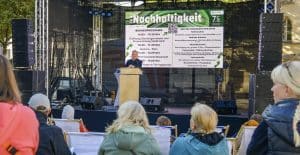 Eröffnung des Tags der Nachhaltigkeit 2023 in Ingolstadt durch OB Dr. Christian Scharpf, Foto: Stadt Ingolstadt / Ulrich Rössle