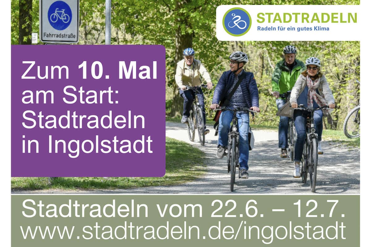 Radeln für den Klimaschutz! - Stadtradeln 2024 Ingolstadt